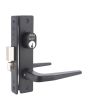 Cerradura de embutir negra para perfiles de aluminio 549 SLIM Phillips