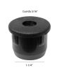 Regatón redondo para tubo de 1-1/4" con rosca de 5/16" AMI-54 Rodami