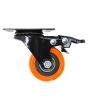 Rodaja placa giratoria con freno y doble balero 2" Y-1058-50 Weston
