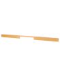 Jaladera de Aluminio 670 mm latón satinado 079-1674 Herrasa