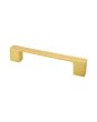 Jaladera de Aluminio 128 mm latón satinado 791-1583 Herrasa