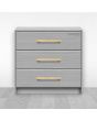 Jaladera de Aluminio 192 mm latón satinado 791-1585 Herrasa