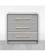 Jaladera de Aluminio 320 mm latón satinado 791-1587 Herrasa
