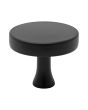 Jaladera botón negro 792-1485 Herrasa