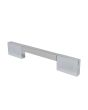 Jaladera de aluminio / cromo 128 mm 79-1181 Herrasa