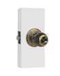 Cerradura para baño niquel negro Marijo 9650 Ashico