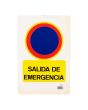 Señalamiento "Salida de emergencia" 30 x 45 cm