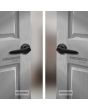 Cerradura para baño Negro mate Contempo Austral