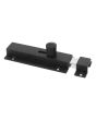 Pasador de sobreponer 80 mm negro mate A3004 Rish