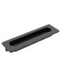 Jaladera de embutir 128 mm negro mate Rish