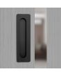 Jaladera de embutir 128 mm negro mate Rish