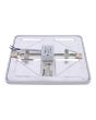 Luminario de LEDS empotrable cuadrado 15 W luz fría 1227 Sanelec