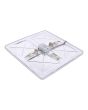 Luminario de LEDS empotrable cuadrado 20 W luz fría 1228 Sanelec