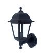 Farol de pared clásico Negro 1230 Sanelec
