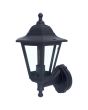 Farol de pared colonial Negro 1232 Sanelec