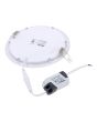 Luminario de LEDS empotrable 12 W luz cálida 1254 Sanelec