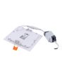 Luminario de LEDS empotrable cuadrado 6 W luz fría 1261 Sanelec