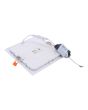 Luminario de LEDS empotrable cuadrado 12 W luz cálida 1262 Sanelec