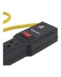 Multicontacto 6 contactos y 2 puertos USB con supresor de picos a 270 Joules 1306 Sanelec