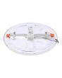 Luminario de LEDS empotrable 20 W luz cálida 1316 Sanelec