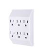Multi contacto de pared 6 contactos 1338 Sanelec