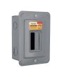 Centro de carga de 2 unidades 50 Amp empotrable 1481 Sanelec