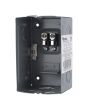 Centro de carga de 2 unidades 50 Amp empotrable 1481 Sanelec