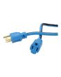 Extensión eléctrica 4.6 m uso rudo 3x16 AWG azul 2261 Sanelec