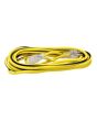 Extensión eléctrica 7 m uso rudo 3x14 AWG amarilla 2295 Sanelec