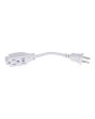 Extensión doméstica blanca 10 cm 2317 Sanelec