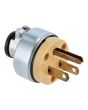 Clavija industrial blindada aterrizada de metal 2464 Sanelec