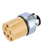 Contacto industrial aterrizado de metal 2466 Sanelec