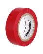 Cinta de aislar Roja 19 mm x 9 metros 5693 Sanelec
