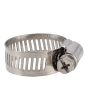 Abrazadera sin fin 3/4"-1 1/16" de acero inoxidable #10 7869 Sanelec