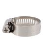 Abrazadera sin fin 5/8"-1 1/4" de acero inoxidable #12 7870 Sanelec
