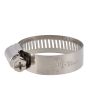 Abrazadera sin fin 3/4"-1 1/2" de acero inoxidable #16 7871 Sanelec