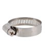 Abrazadera sin fin 3/4"-1 3/4" de acero inoxidable #20 7872 Sanelec