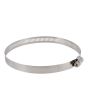 Abrazadera sin fin 4 1/8"-5" de acero inoxidable #72 7879 Sanelec