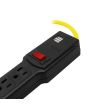 Multicontacto 6 entradas con supresor de picos a 270 Joules 8618 Sanelec