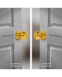 Cerradura para entrada latón brillante Novo Yale