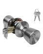 Cerradura para entrada cromo mate Tulip Yale