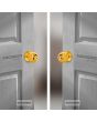 Cerradura para baño latón brillante Ball Yale