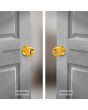 Cerradura para recámara latón brillante Ball Yale