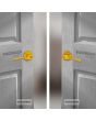 Cerradura para baño latón brillante Roble Phillips