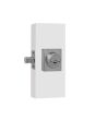 Cerrojo cuadrado llave / llave níquel satinado Argos 89174 Yale