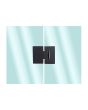 Bisagra vidrio-vidrio a 180° negro mate SH330N Axcent