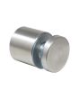 Soporte tubular para vidrio 25 x 25 mm acero inoxidable K-258 Axcent