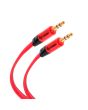 Cable auxiliar plug a plug 3,5 mm de 1,8 m, tipo cordón 255-270PRO Steren