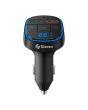 Transmisor FM Bluetooth con cargador Turbo Charge, reproductor MP3 y medidor de voltaje de batería FMT-872 Steren