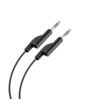 Cable Plug a Plug tipo BANANA, color negro PUN-020N Steren